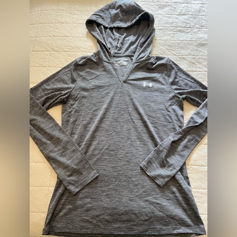 Under Armour Charcoal Hooded Top